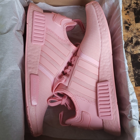 Adidas NMD R1 Athletic Sneakers Pink - Picture 13 of 15